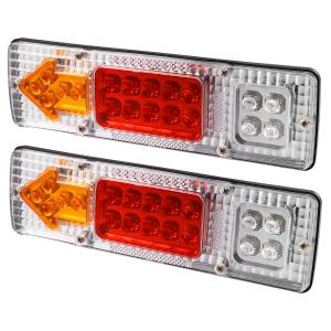 LED テールランプ 12V/24V兼用 丸型 汎用 トラック/ボートトレーラー等