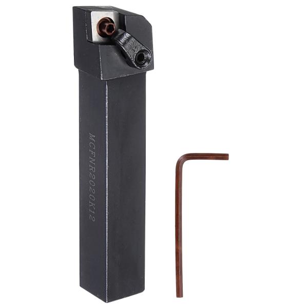 uxcell 刃先交換式CNC旋盤旋削工具ホルダー 91°MCFNR2020K12 40Cr スチー...