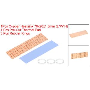 uxcell 銅製ヒートシンク サーマルパッド...の詳細画像1