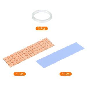 uxcell 銅製ヒートシンク サーマルパッド...の詳細画像3