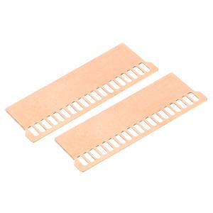 uxcell 銅製ヒートシンク 導電性接着剤付き RAM メモリークーラー用 63x23x0.5mm 2個