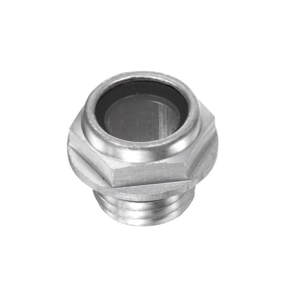 uxcell オイルレベルゲージサイトガラス エアコンプレッサ M14x1.5mm オススレッド ア...