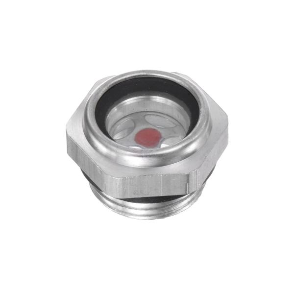 uxcell エアコンプレッサーオイルレベルゲージサイトグラス M20x1.5 mmオスねじ アルミ...