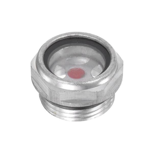 uxcell エアコンプレッサーオイルレベルゲージサイトグラス M22x1.5mmオスねじ アルミニ...