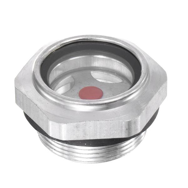 uxcell エアコンプレッサーオイルレベルゲージサイトグラス M33x1.5mmオスねじ 高さ23...