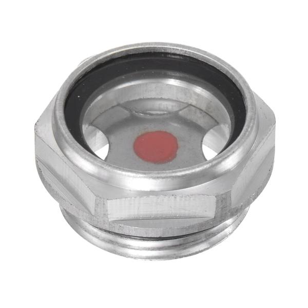 uxcell エアコンプレッサーオイルレベルゲージサイトグラス M33x2 mmオスねじ アルミニウ...