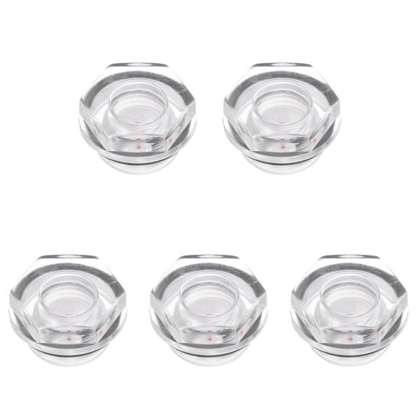 uxcell エアコンプレッサーオイルレベルゲージサイトグラス M20x1.5 mmオスねじ 有機ガ...