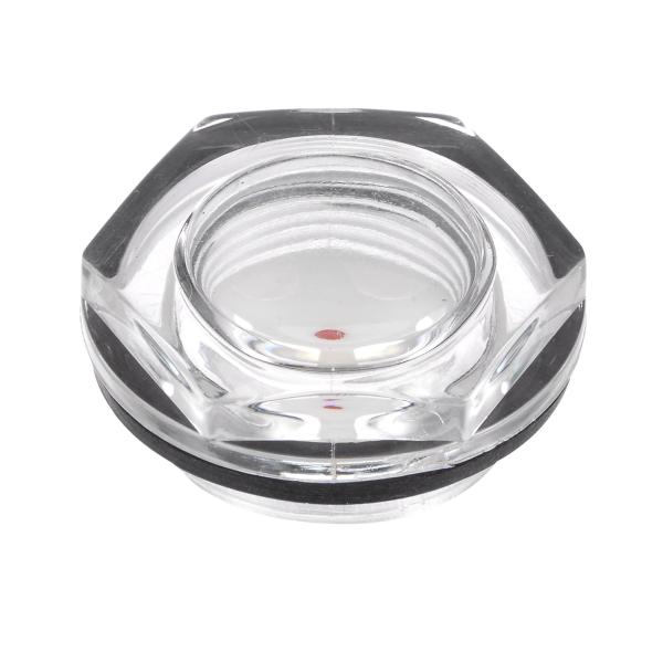 uxcell エアコンプレッサーオイルレベルゲージサイトグラス M33x1.5 mmオスねじ有機ガラ...