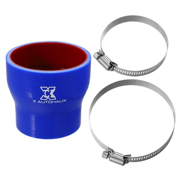 X AUTOHAUX ストレートシリコーンリデューサーホース シリコーンホースカプラー インタークー...