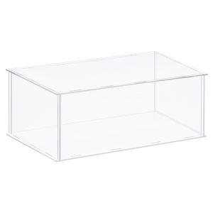 友屋 アクリル4面ボックス 透明 300角 靴 シューズ 陳列 アクリル