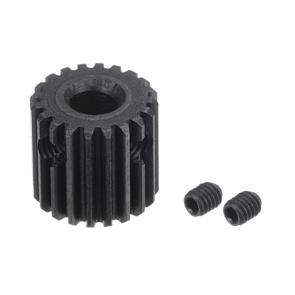 uxcell モーターギア 硬化スパーデフ デフギア 15#スチール 4 mm絞り 20T モジュー...