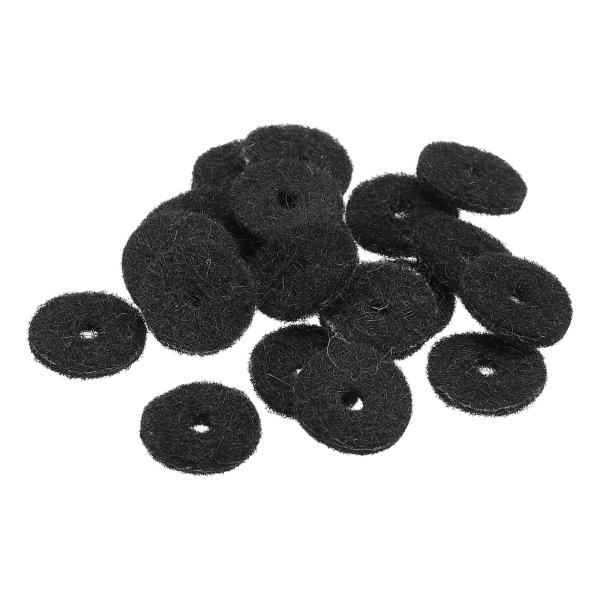 uxcell ギターストラップボタン ワッシャーロック ストラップブロック ガスケット ブラック 2...