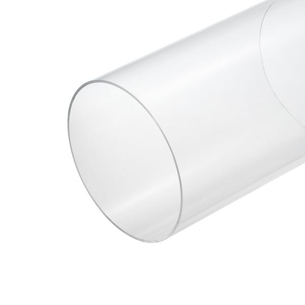 uxcell アクリルパイプ クリアリジッドラウンドチューブ 175 mm内径 180 mm外径 2...