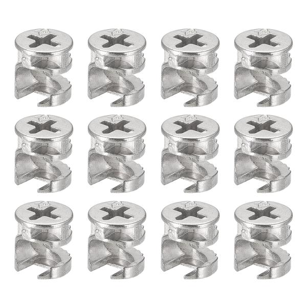 uxcell カムロックナット 9.35 x 9.6 mm ジョイントコネクタロックナット 家具接続...