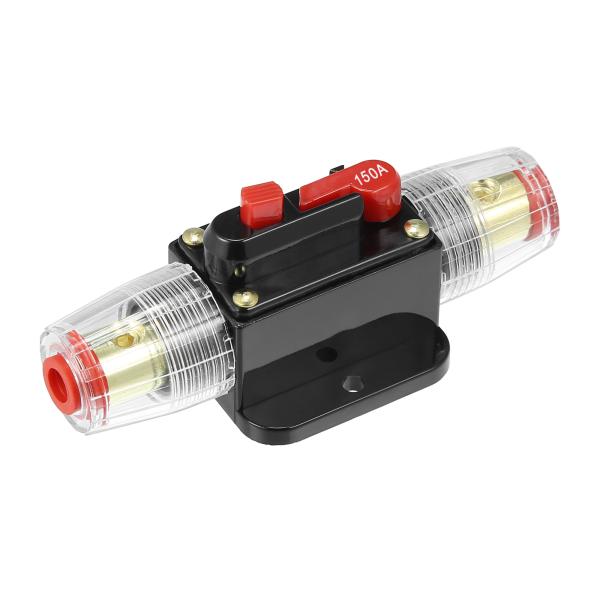 X AUTOHAUX 12V インラインサーキットブレーカ 車の保護 ステレオスイッチ ヒューズホル...