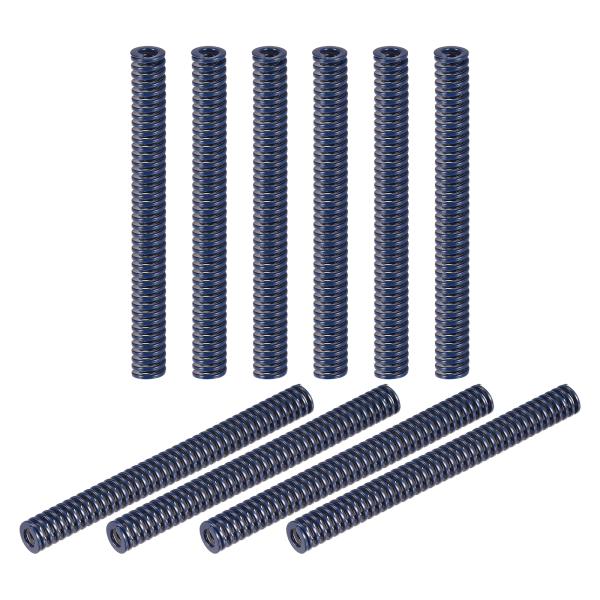 uxcell ダイスプリング 8mm OD 80mm長さ スパ イラルプレス加工 軽荷重圧縮 3Dプ...