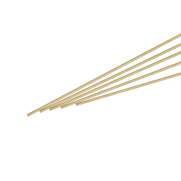 uxcell 真鍮棒 真鍮ソリッド丸棒 旋盤棒材 RCモデル用 DIYクラフト用 0.7mm直径 3...
