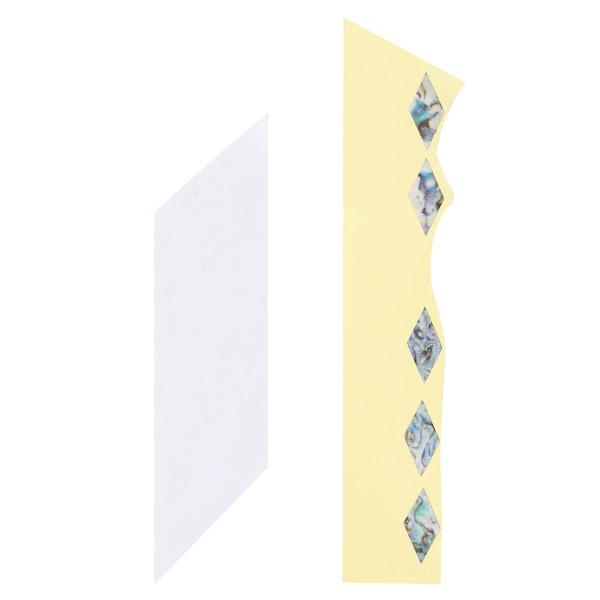 uxcell フレットボードマーカー インレイステッカーデカール ギターとベース用 星ダイヤモンド形...