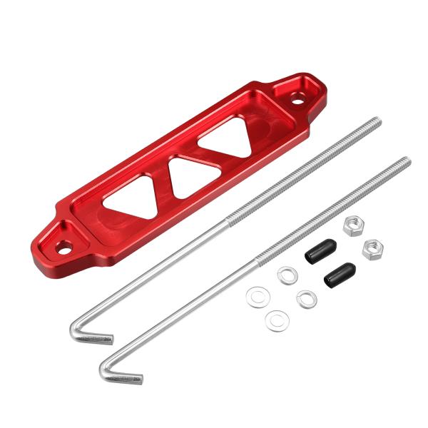 X AUTOHAUX カーバッテリーホールドダウン取付金具セット ユニバーサル 中空 アルミ合金 レ...