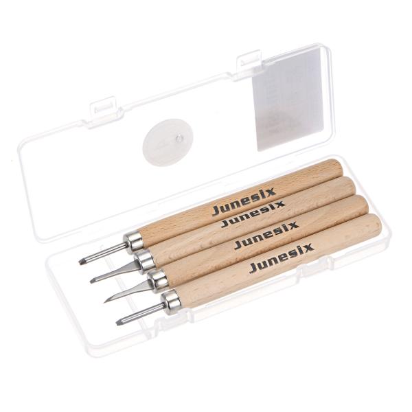 uxcell クラフトカービングナイフセット 2mm/2.4mm/2mm/1mm SK5 合金工具鋼...