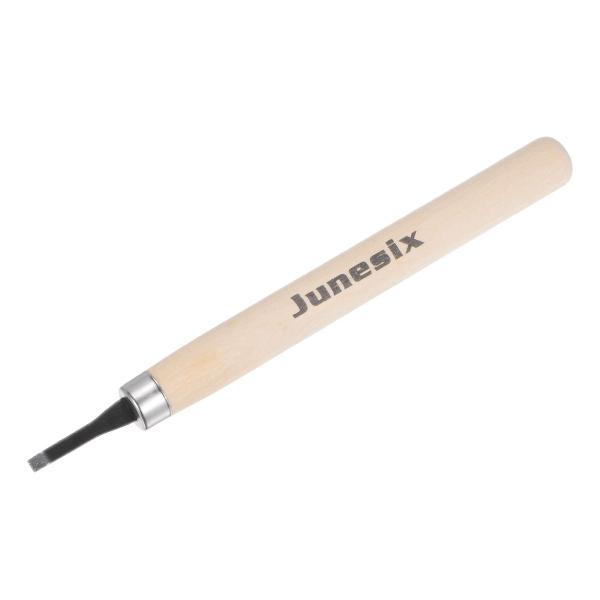 uxcell クラフトカービングナイフ 3 mm 50# 炭素鋼 小型フラットブレード ウッドハンド...