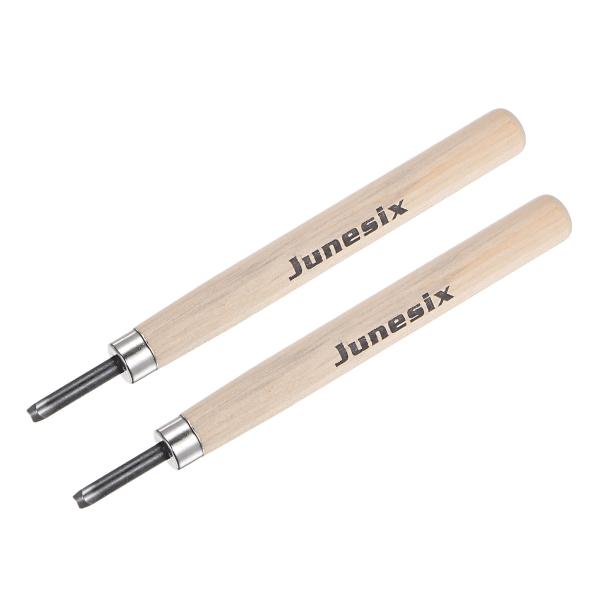 uxcell クラフトカービングナイフ 3 mm 50# 炭素鋼 小型ラウンドブレード ウッドハンド...