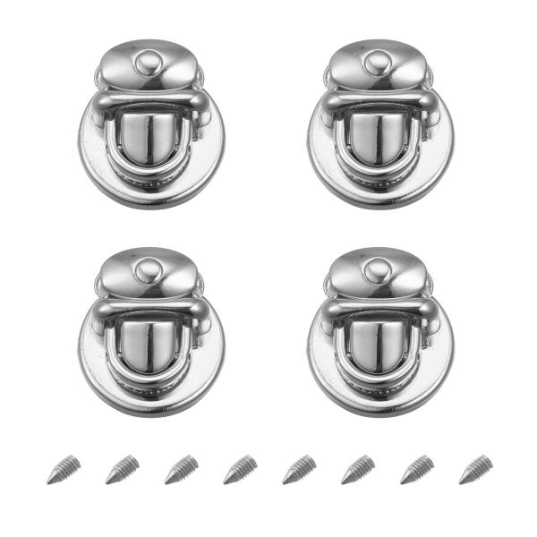 uxcell ターンロッククラスプ 合金 財布閉鎖ツイスト バックル DIY ハンドバッグ メイキン...