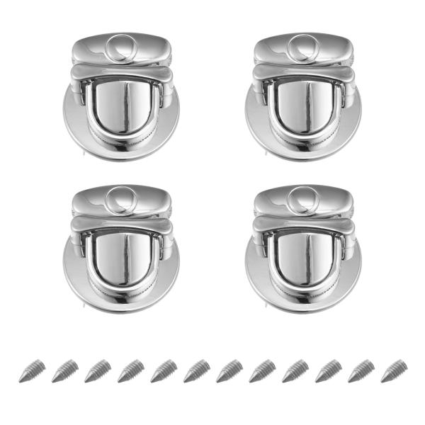 uxcell ターンロッククラスプ 亜鉛合金 財布閉鎖ツイスト バックル DIY ハンドバッグ メイ...