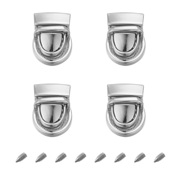 uxcell ターンロッククラスプ 亜鉛合金 財布閉鎖ツイスト バックル DIY ハンドバッグ メイ...