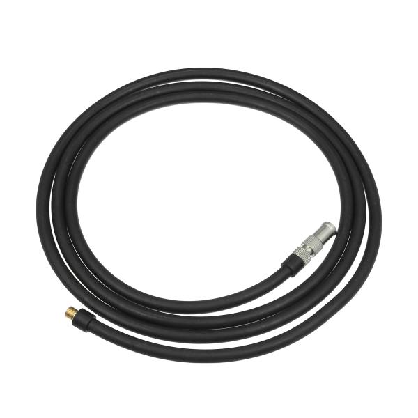 X AUTOHAUX チューブタイヤバルブ接続パイプ 柔軟な銅 ゴム エアチャック インフレーター ...