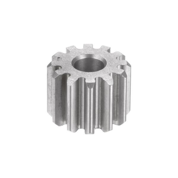 uxcell フラットスパーピニオンギア スパーデフモーターギア ピニオンモーターギア ステンレス鋼...