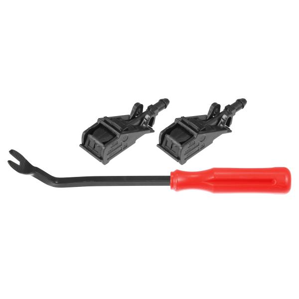 uxcell フロントフロントガラスワイパーワッシャーノズル ノズルスプレー ジェット キット6E0...