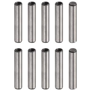 uxcell スチールピン 6mm x 4mm ノック ピン 34 ステンレススチール 棚