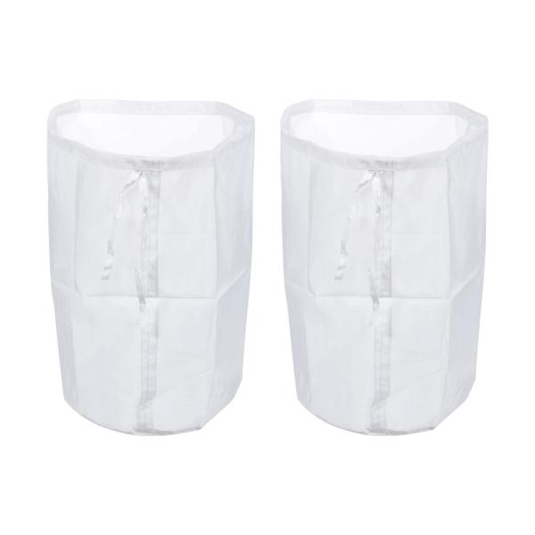 uxcell 塗料フィルターバッグ 80メッシュ 20 cm直径 ナイロンストレーナー 巾着付き 塗...