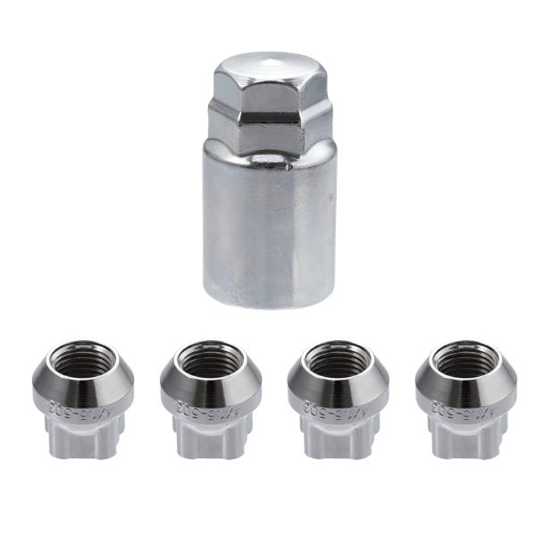 ACROPIX 車のホイールロックラグナットセット 盗難防止ラグナットネジ Teslaに対応Mode...