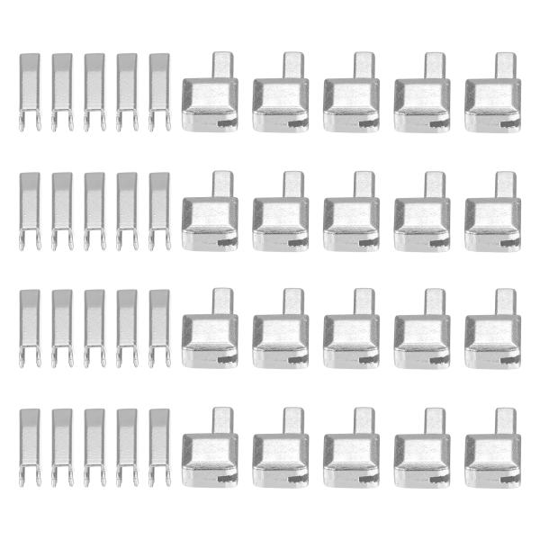 uxcell ジッパー修理キット #8 リテーナーボックス 挿入ピン 金属 ラッチスライダー バッグ...