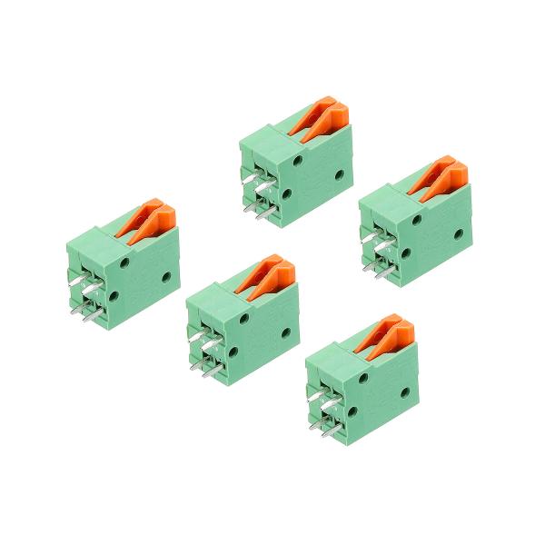uxcell PCBばね端子ブロックコネクター KF141V 150V 2A 2.54 mm 2ポジ...