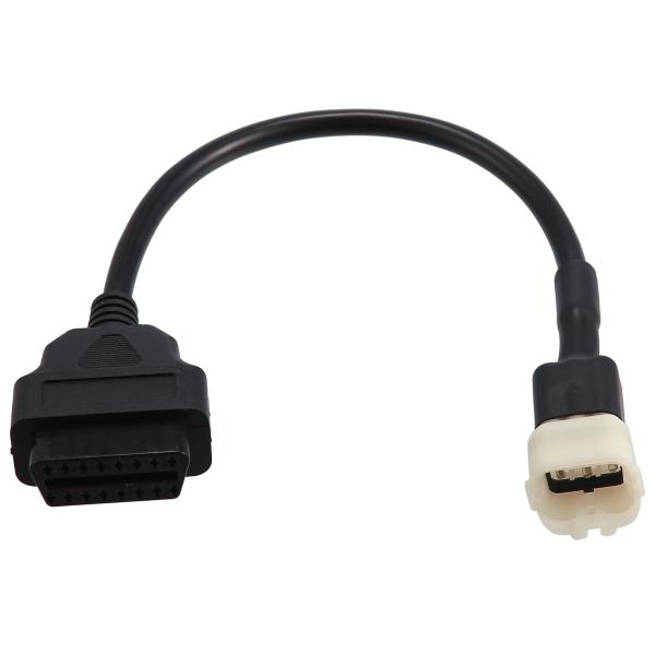 uxcell 6ピン-OBDII OBDケーブルコード 診断アダプタケーブル オートバイOBD2スキ...