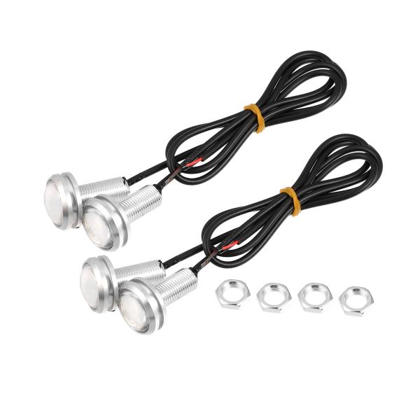 X AUTOHAUX 昼間ランニングヘッドライト バックアップリバーステールライト 23mm イーグ...