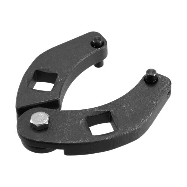 uxcell 7463 調節可能なグランドナットレンチ 角ドライブスパナツール Hydraulicに...