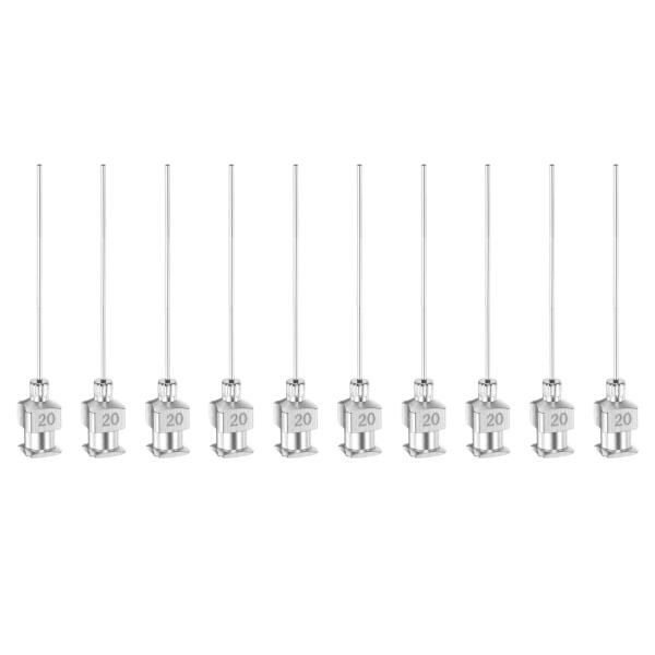 uxcell ニードル式ディスペンサー 分注針 ディスペンスノズル 鈍針 定量吐出 ステンレス鋼 2...