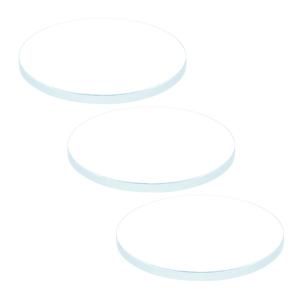 uxcell ARコーティング時計レンズ ラウンドフラットミネラルウォッチ クリスタルガラス 38.5 mm x 2 mm 3個入り｜soten