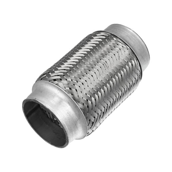 X AUTOHAUX オートエキゾーストフレキシブルパイプチューブ ユニバーサル 排気ジョイント ス...