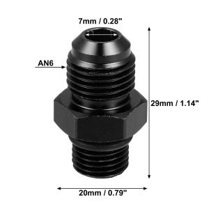 uxcell 6ANオス-M12x1.25mm...の詳細画像3