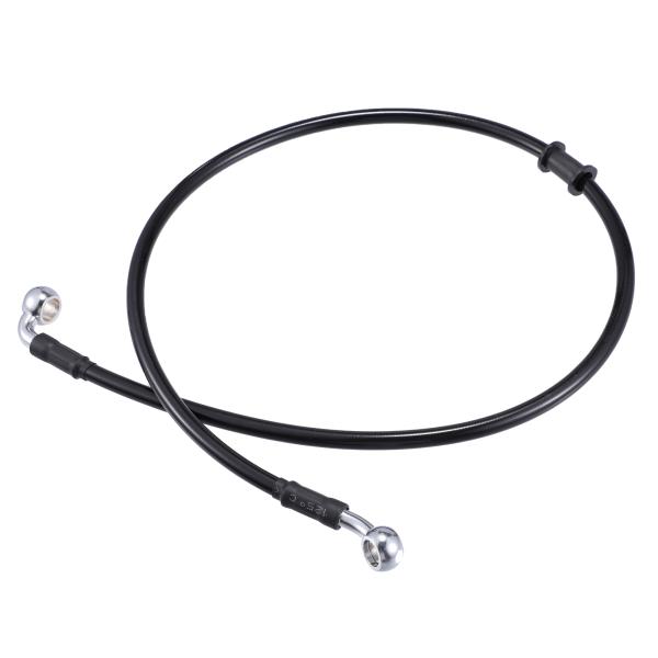 uxcell AN3m10 車油圧ブレーキライン オイルホース管継手 28° 90° ステンレス オ...