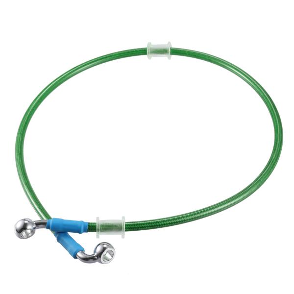 uxcell AN3m10 車油圧ブレーキライン オイルホース管継手 28° 90° ステンレス オ...