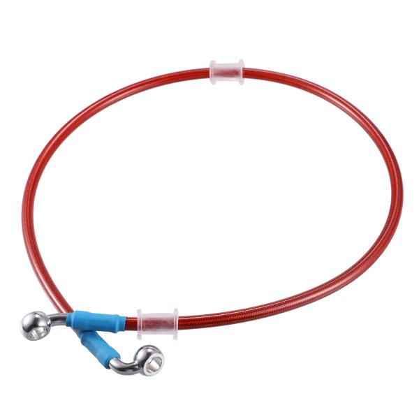 uxcell AN3m10 車油圧ブレーキライン オイルホース管継手 28° 90° ステンレス オ...