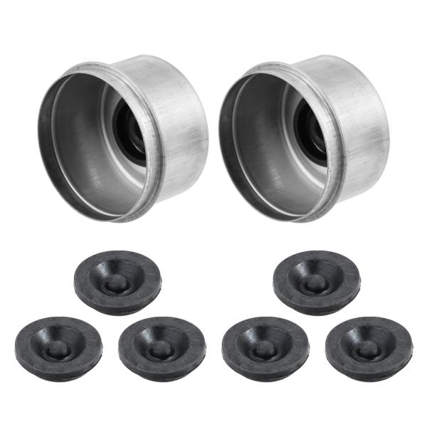 uxcell トレーラーアクスルダストキャップカップグリスカバー Dexterに対応 EZに対応ルー...