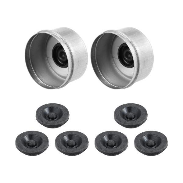 uxcell トレーラーアクスルダストキャップカップグリスカバー Dexterに対応 EZに対応ルー...