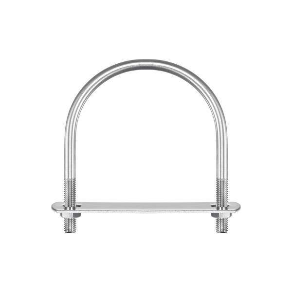 uxcell ラウンドUボルト 62mm内幅 80mm長さ M6 Uクランプボルト ナットワッシャー...